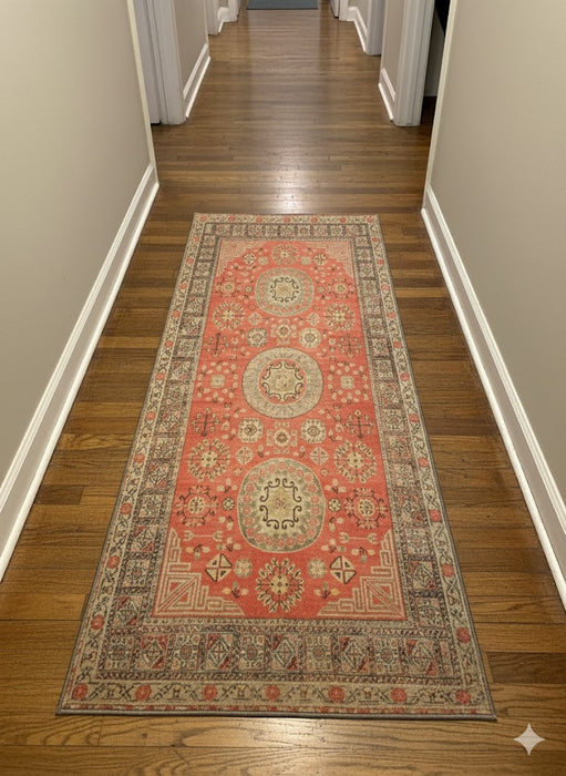 Antique Khotan Samarkand Rug, circa 1910's, 5' 10" x 11' 2"