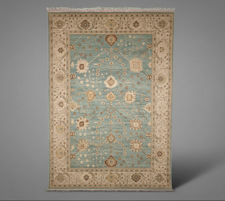Hand-Knotted Sultanabad Vegetable-Dyed Wool Rug, 9' 4" x 11' 6"  (K)