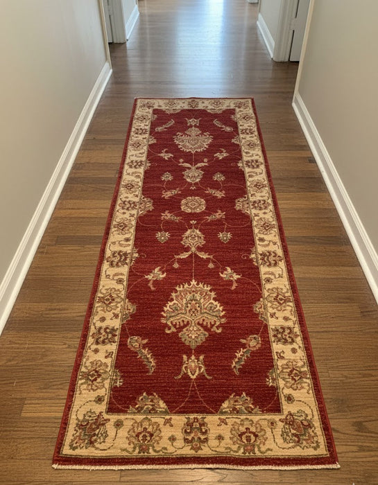 Hand-Knotted Sultanabad Vegetable-Dyed Wool Rug, 2' 6" x 6' 10"  (K)