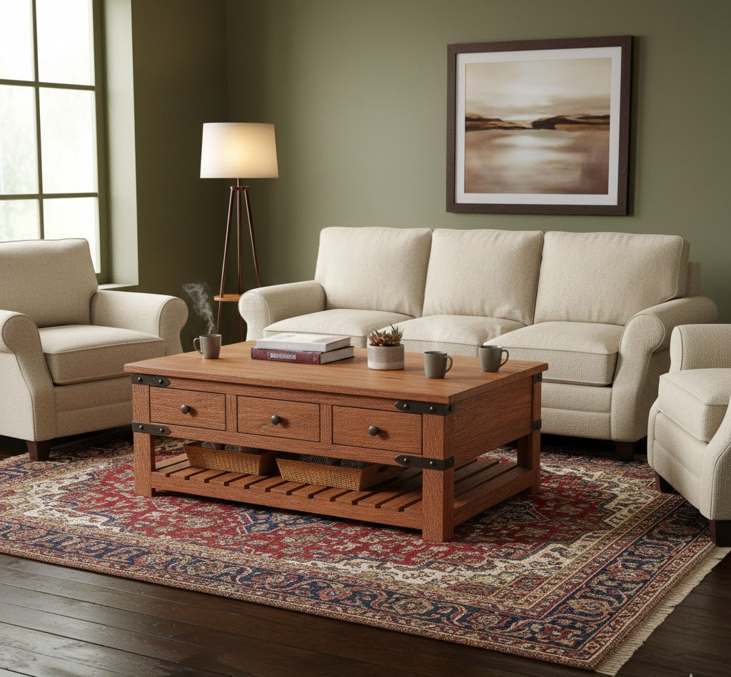 Granville Parota Wood Coffee Table — Crafters and Weavers