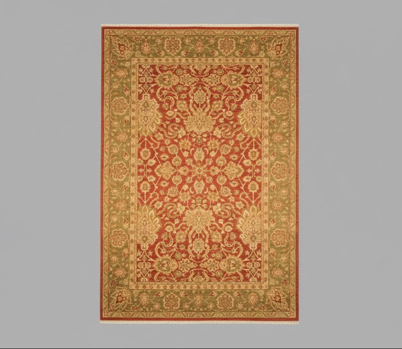 Sultanabad 100% wool Hand Made Rug - size 9" x 12"  (P)