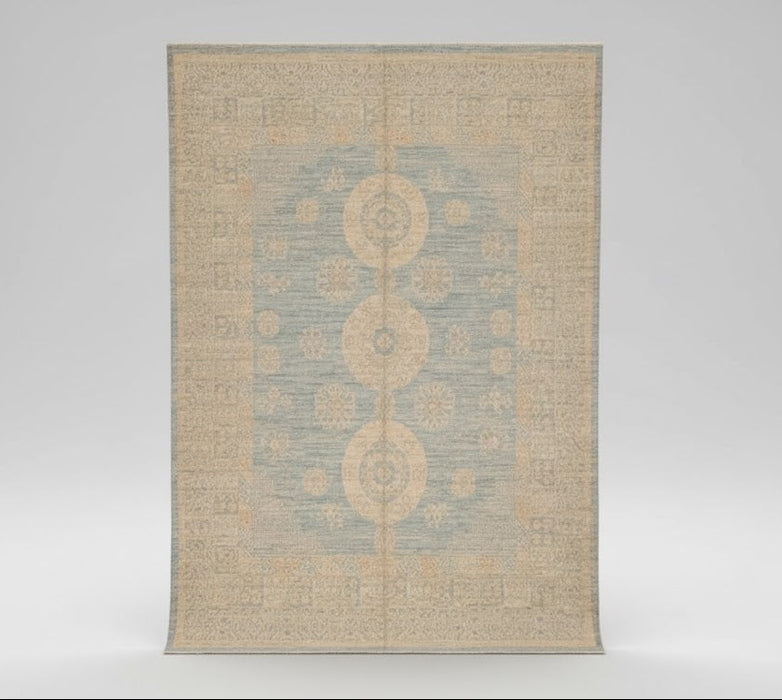 Khotan Pomegranate design Oriental Rug, 8' 1" x 9' 10" (D)