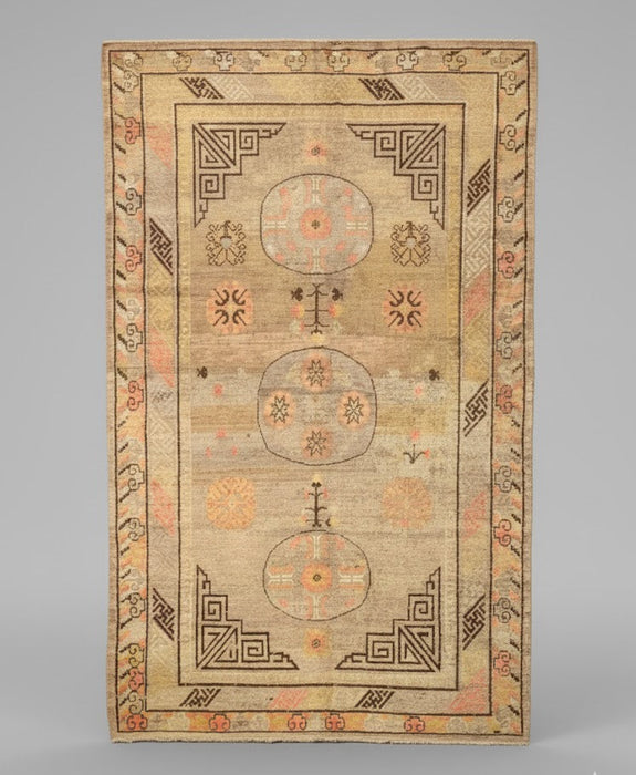 Antique Khotan Samarkand Rug, circa 1910's, 5' x 9'