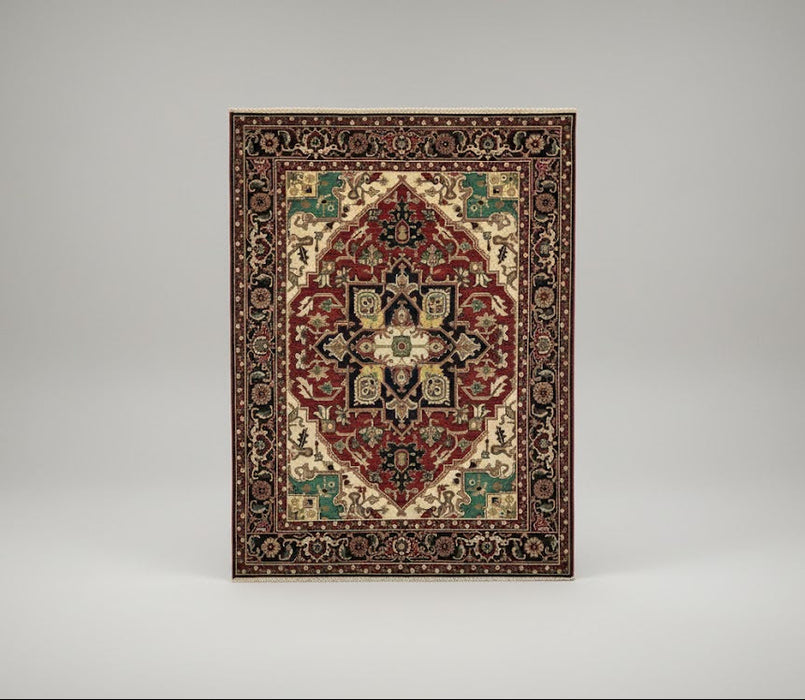 Sultanabad 100% wool Hand Made Rug, 7' 11" x 10' 1" (P)