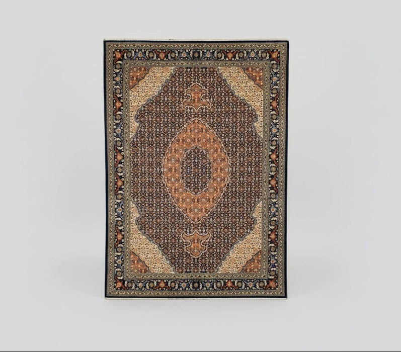 Exquisite 100% Silk Persian Design Rug – Elegant and Luxurious, 8' x 10' (H)