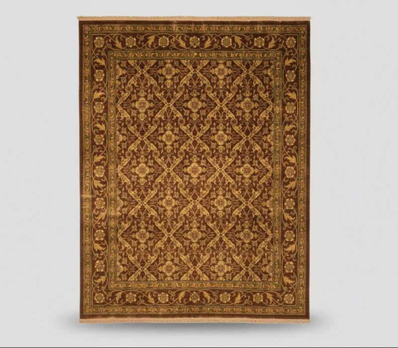 Sultanabad 100% wool Hand Made Rug, 7' 9" x 9' 8" (P)