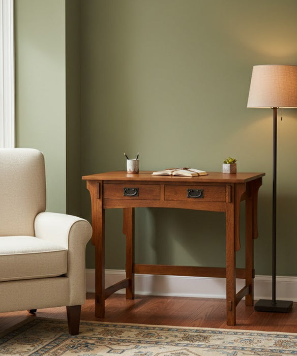 Mission Quarter Sawn Oak Writing Desk - MC