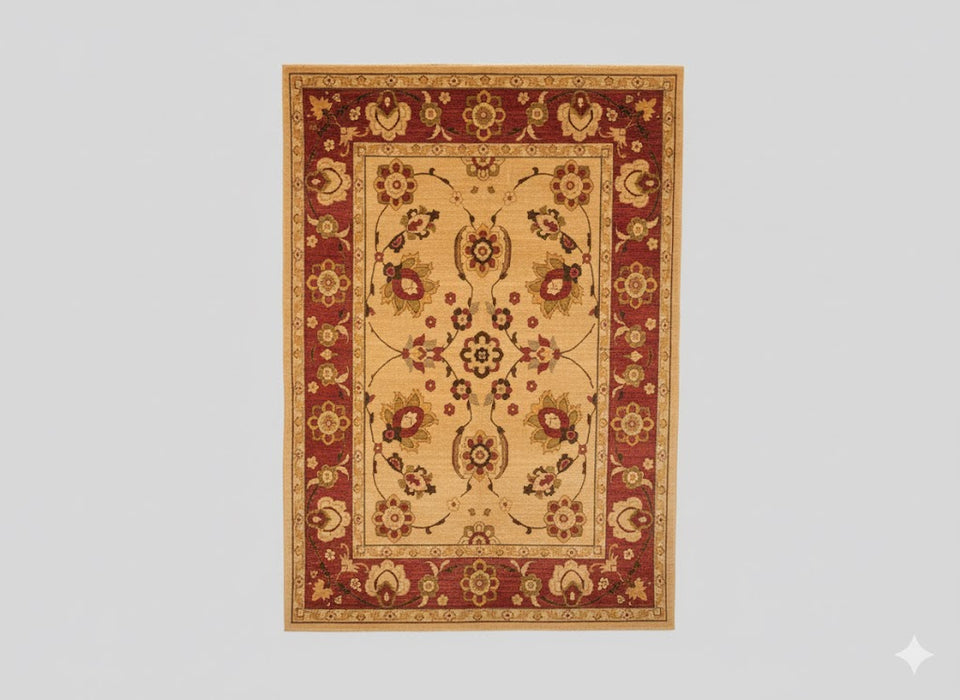Hand-Knotted Sultanabad Vegetable-Dyed Wool Rug, 9" x 12' 4"  (K)