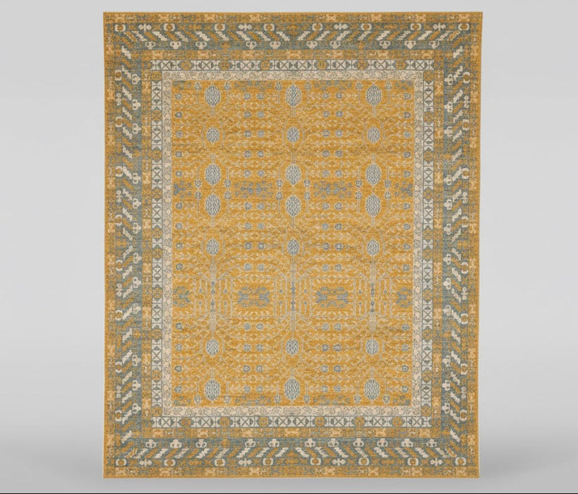 Khotan Pomegranate design Oriental Rug, 8' x 10' (D)