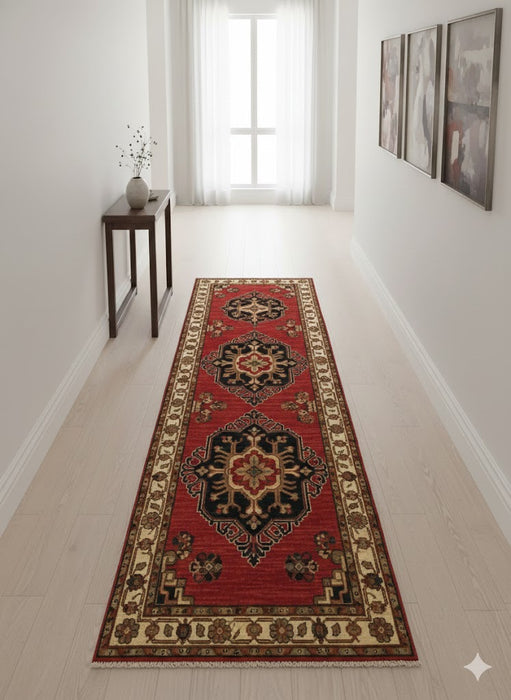 Terkaman Tribal Afghan Oriental Rug, size 2' 8" x 7' 5"  (Q)