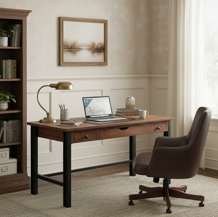 Granville Parota 3 Drawer Desk
