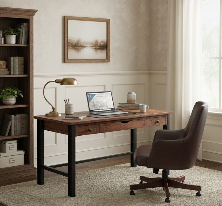 Granville Parota 3 Drawer Desk