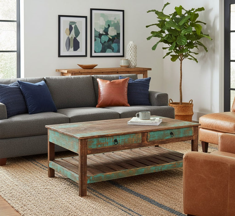 La Boca Blue Coffee Table
