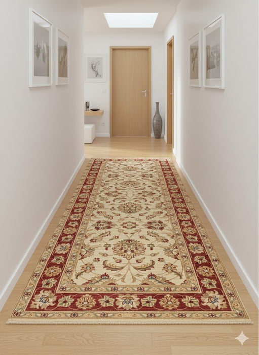 Hand-Knotted Sultanabad Vegetable-Dyed Wool Rug, 2' 8" x 10' 4" (K)