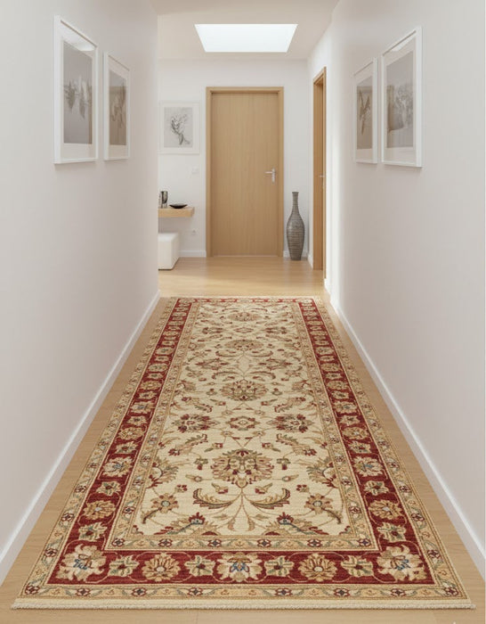 Hand-Knotted Sultanabad Vegetable-Dyed Wool Rug, 2' 8" x 10' 4" (K)