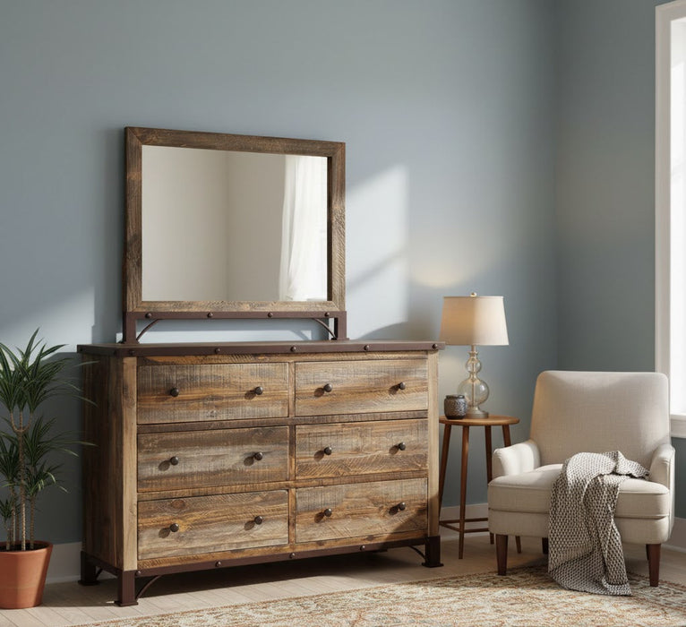 Bayshore 6 Drawer Dresser - Multicolor