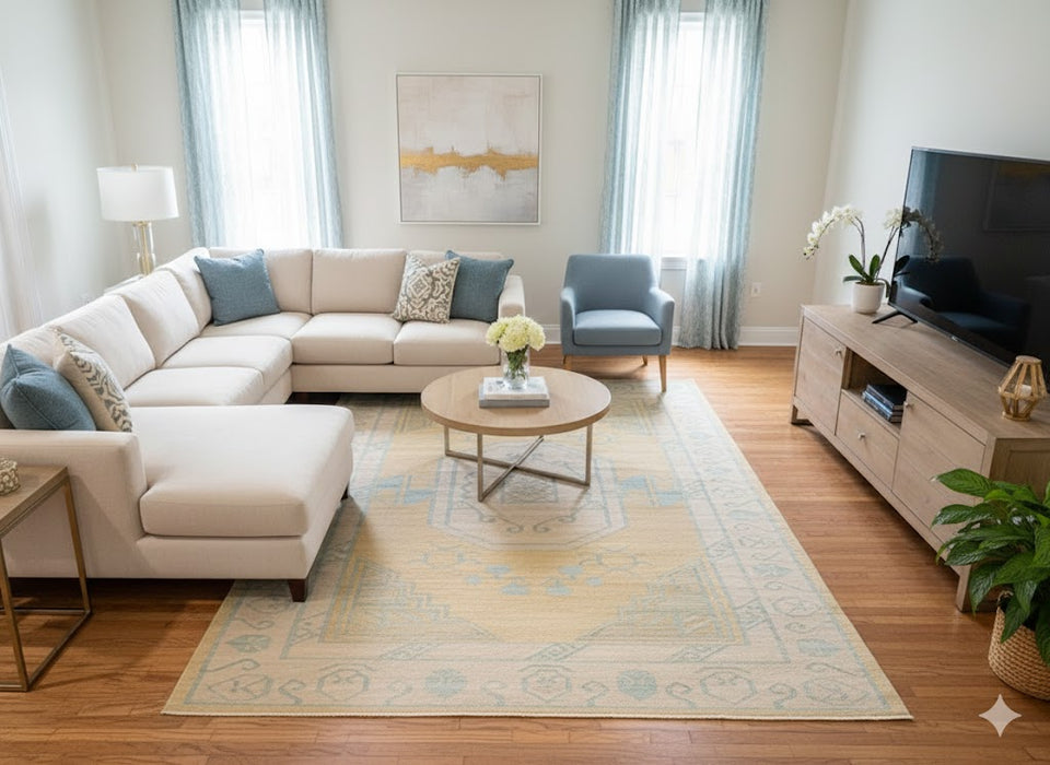 Khotan Pomegranate design Oriental Rug, size 9' 6" x 12' 3"  (D)