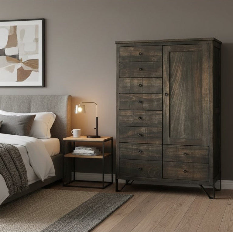 Sawyer Parota Wood Armoire / Dresser