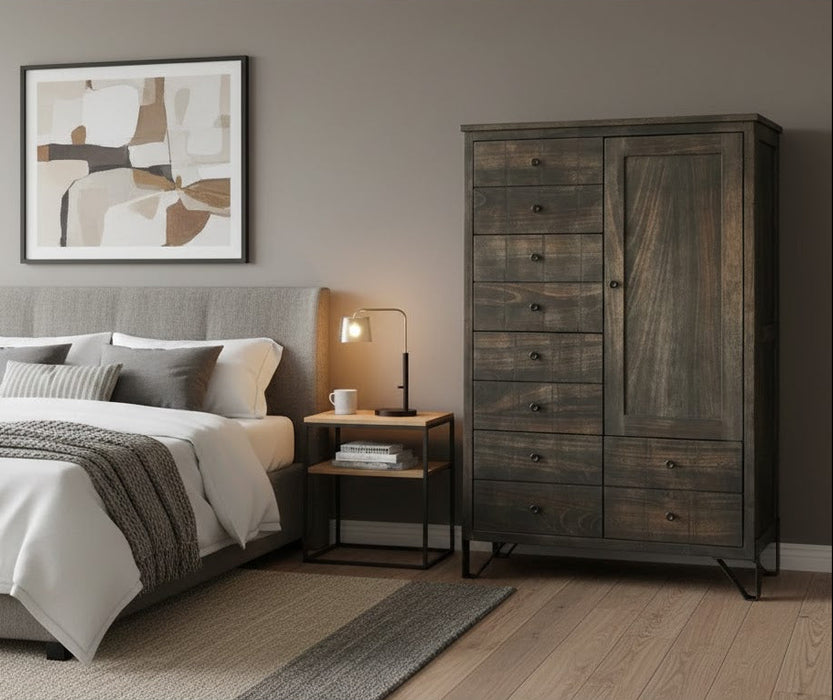 Sawyer Parota Wood Armoire / Dresser — Crafters and Weavers