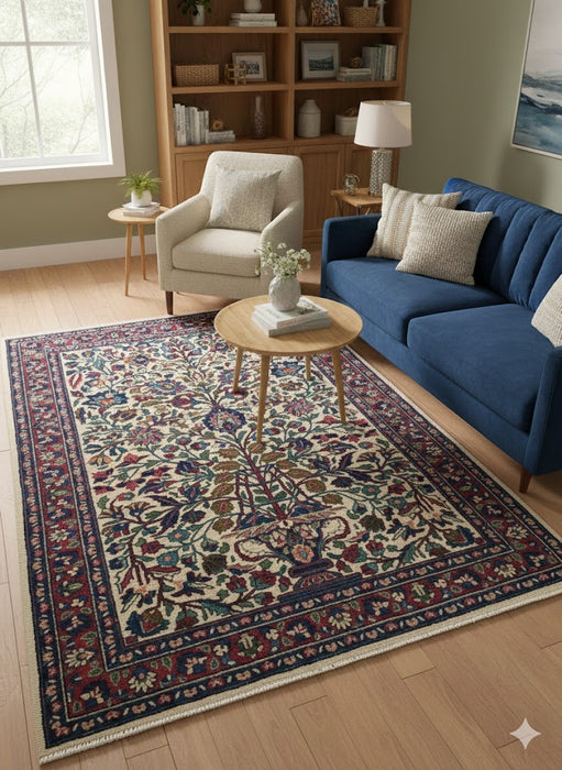 Timeless Beauty, Woven by Hand. Antique Persian Hamadan Rug, size 4" x 5' 9" (F)