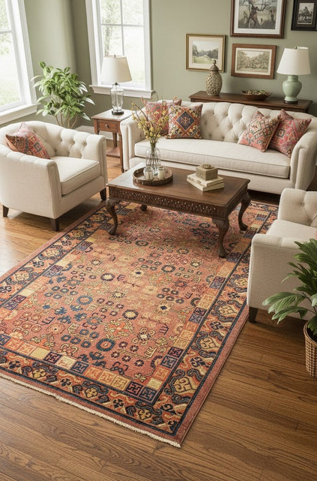 Antique Khotan Samarkand Rug, circa 1910's, size 4' 4" x 9"