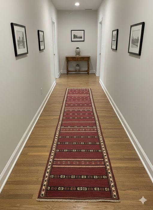 Afghan Kilim Handwoven flatweave Rug – size 1' 11" x 8' 10"