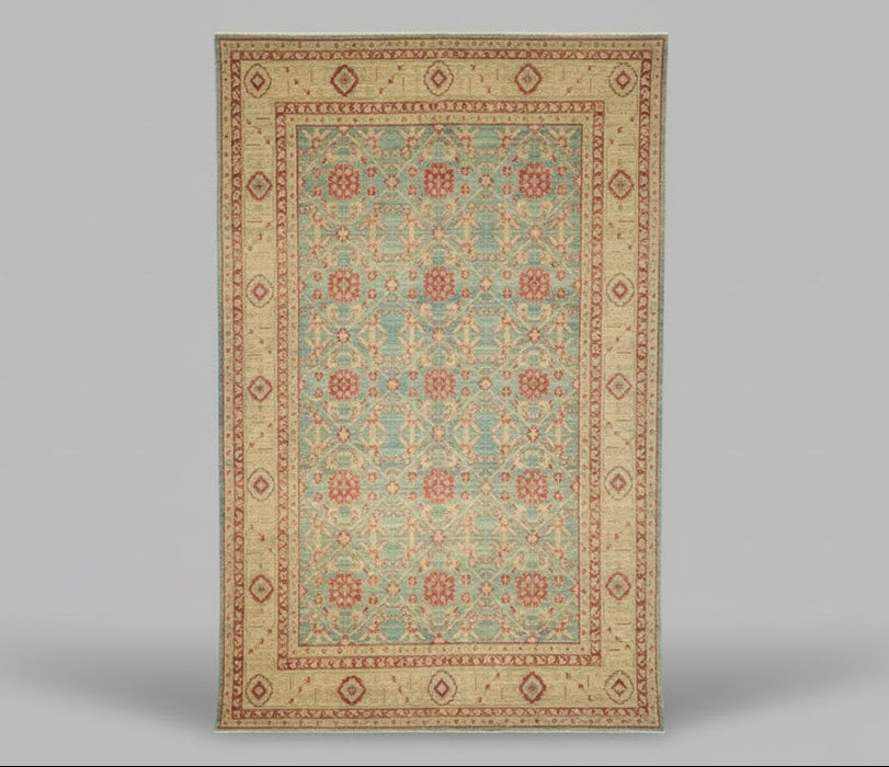 Hand-Knotted Sultanabad Vegetable-Dyed Wool Rug, 8' 9" x 12' 2"  (K)