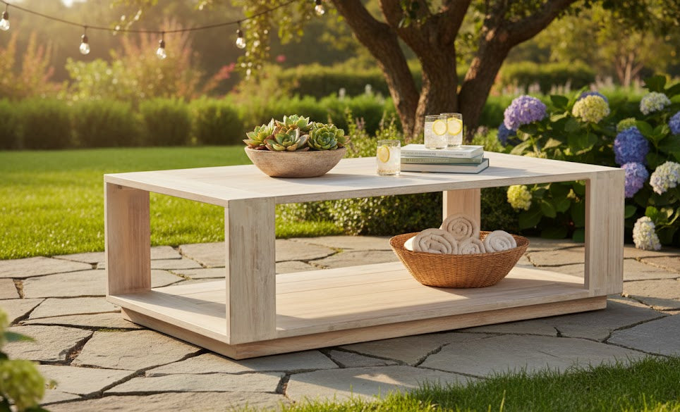 Paradiso Outdoor Teak Natural  Coffee Table