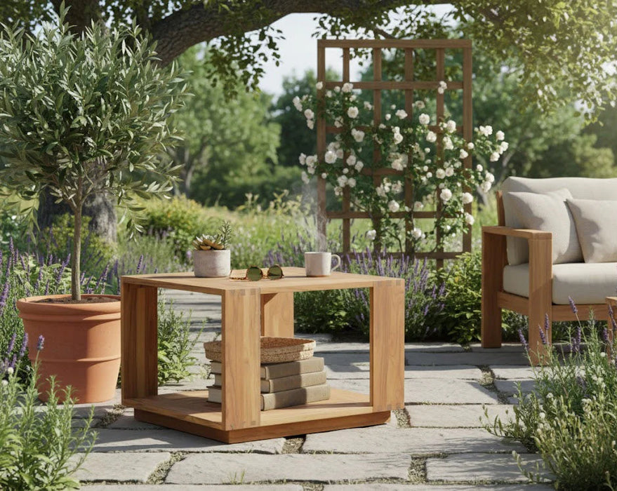 Paradiso Outdoor Teak, White wax Sofa Set