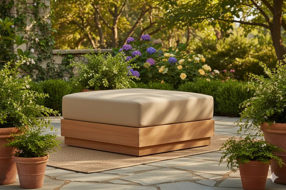 Paradiso Outdoor Teak, White wax Sofa Set