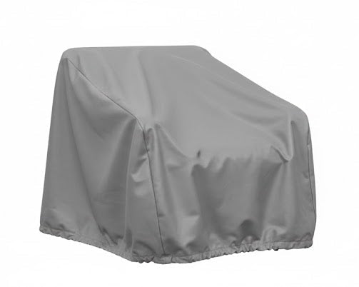 Alpine Teak Wood Modern Swivel Outdoor Arm Chair – Beige