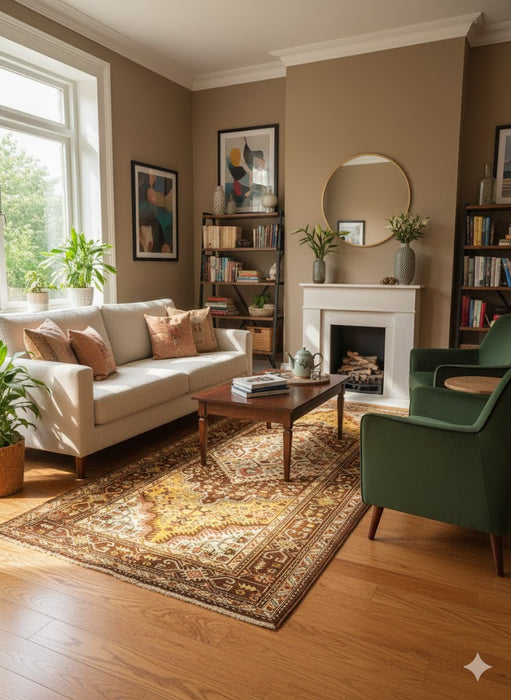 Antique Khotan Samarkand Rug, circa 1910's, size 4' 5" x 9' 2"