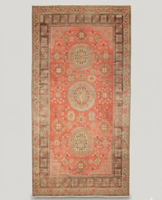 Antique Khotan Samarkand Rug, circa 1910's, 5' 10" x 11' 2"