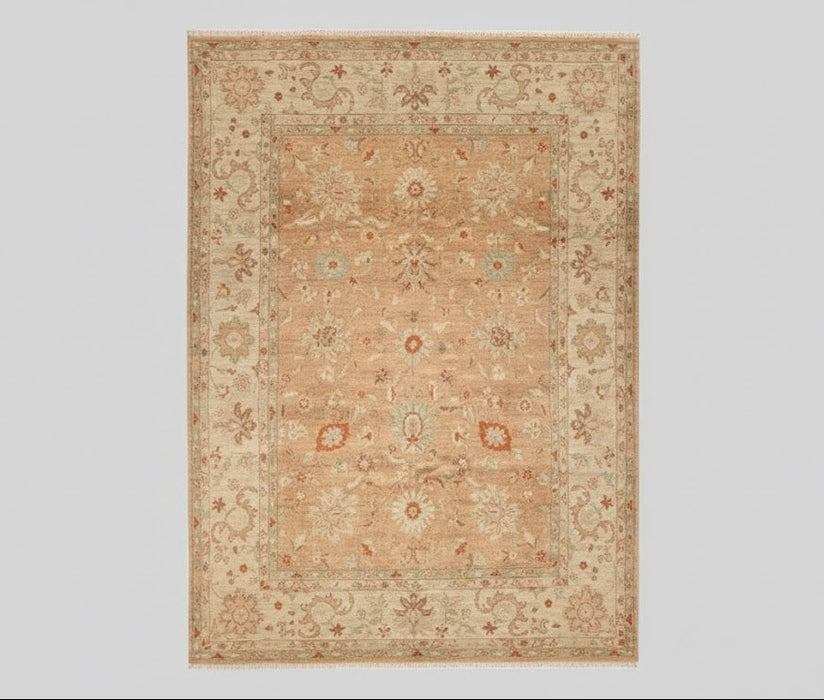 Hand-Knotted Sultanabad Vegetable-Dyed Wool Rug, 8' x 11' 8" (K)