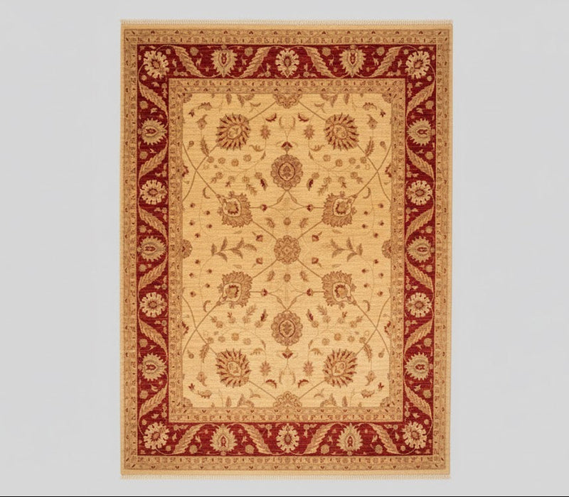 Hand-Knotted Sultanabad Vegetable-Dyed Wool Rug, 8' 3" x 9' 3" (K)