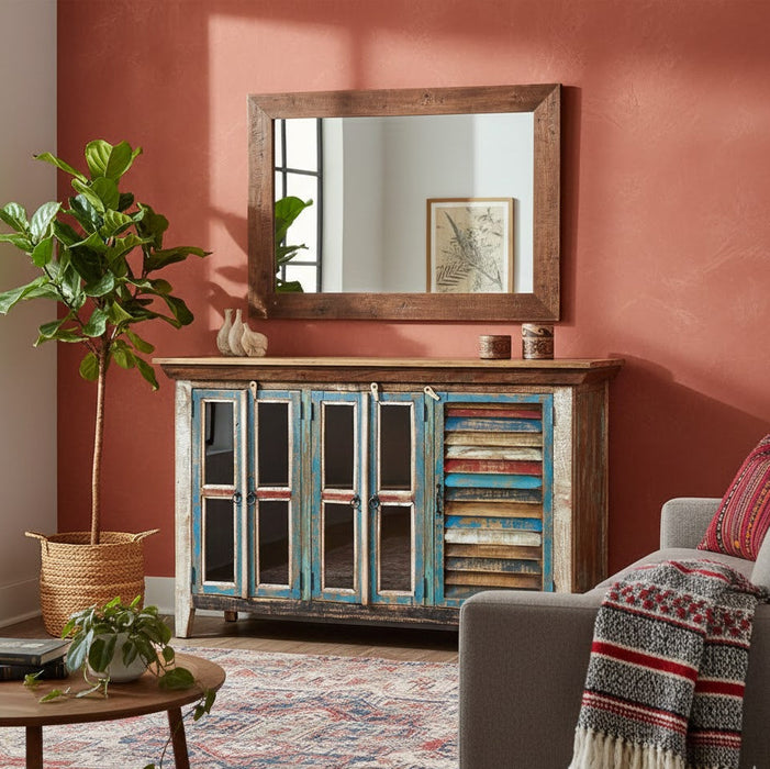 La Boca Sideboard with Glass Doors - 55"