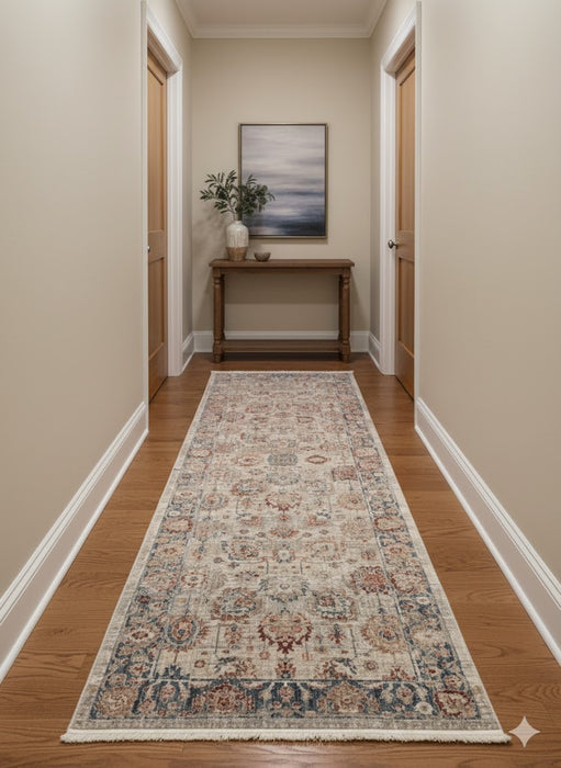 Persian-Inspired. Modern Defined. Turkish Made Rug, size 2' 6" x 7' 10"