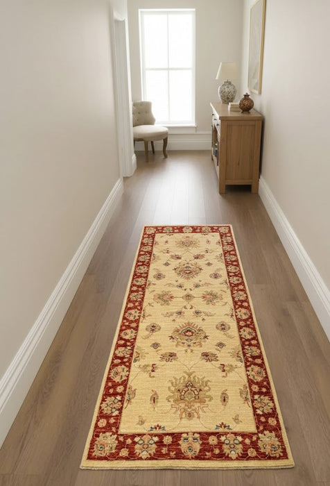 Hand-Knotted Sultanabad Vegetable-Dyed Wool Rug, 2' 9" x 6' 3"  (K)