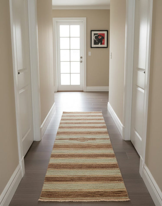 Hand-Knotted Sultanabad Vegetable-Dyed Wool Rug, 2' 2" x 6"  (K)