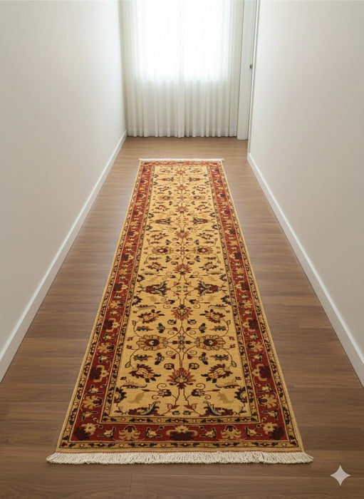 Sultanabad 100% wool Hand Made Rug - size 2' 9" x 9' 9"  (P)