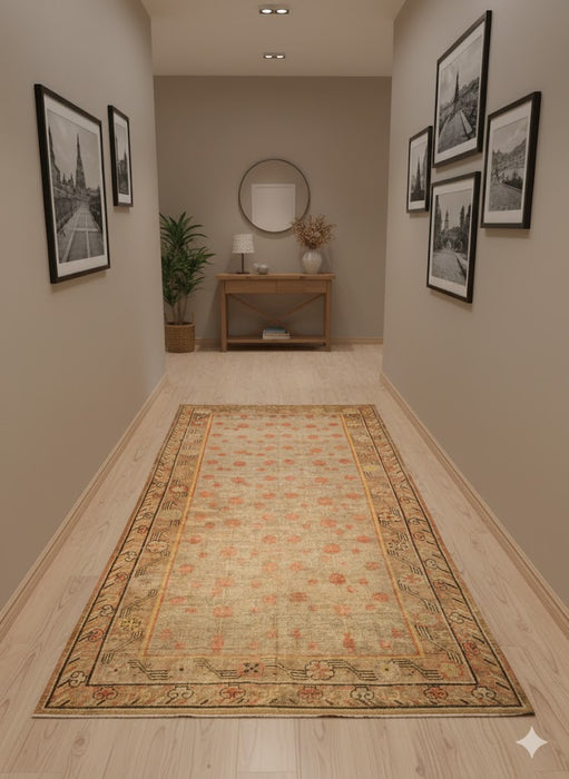 Antique Khotan Samarkand Rug, circa 1910's, 5' 2" x 10' 2"