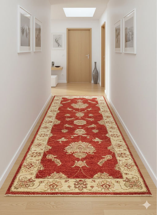 Hand-Knotted Sultanabad Vegetable-Dyed Wool Rug, 2' 8" x 7"  (K)