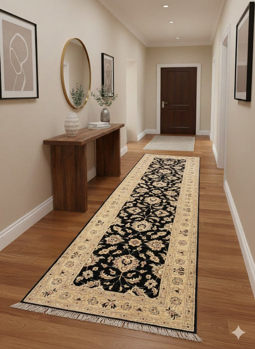 Hand-Knotted Sultanabad Vegetable-Dyed Wool Rug, 2' 7" x 9' 8"  (K)