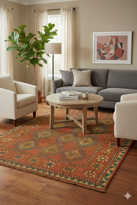 Antique kirgiz Rug, circa 1910-1920. 5' 2" x 8' 1"