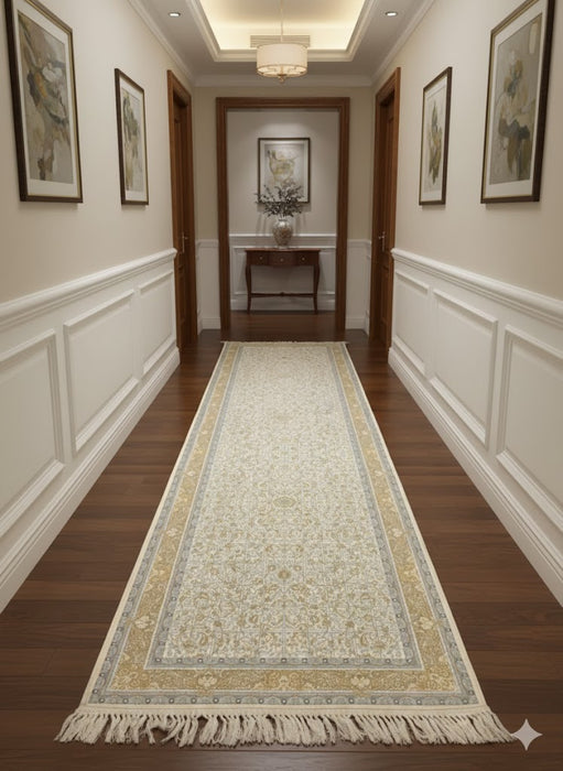 Persian-Inspired. Modern Defined. Turkish Made Rug, size 3' 3" x 13"