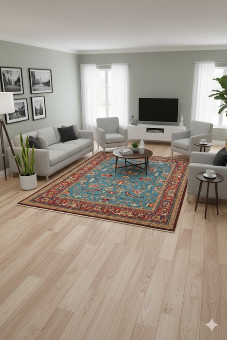 Ziggler Sulatanabad Oriental Rug, Blue, size 8' x 9'10"