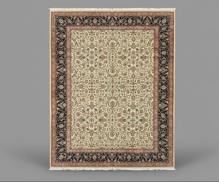 Sultanabad 100% wool Hand Made Rug - size 9" x 12"  (P)