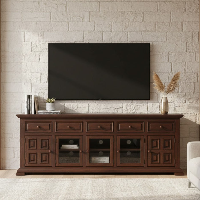 Keystone Panel Door TV Stand - 83" (2 Colors Available)