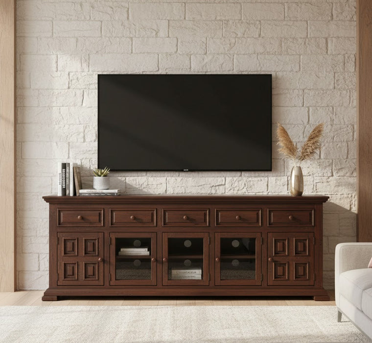 Keystone Panel Door TV Stand - 83" (2 Colors Available)