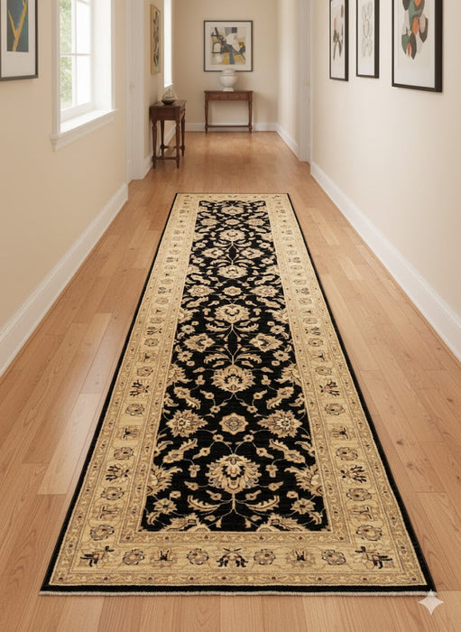 Hand-Knotted Sultanabad Vegetable-Dyed Wool Rug, 2' 9" x 9' 4"   (K)